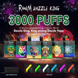 RandM Dazzle King 3000Puffs Vape